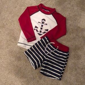 Gymboree Swim Shirt and Trunks (Set)